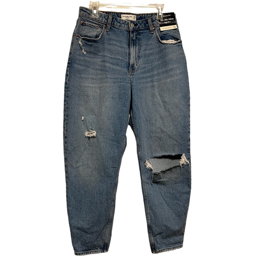 Abercrombie & Fitch The 80’s Mom high rise curve love jeans NWT
